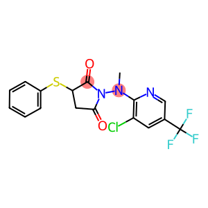 1-{[3-chloro-5-(trifluoromethyl)pyridin-2-yl](methyl)amino}-3-(phenylsulfanyl)pyrrolidine-2,5-dione