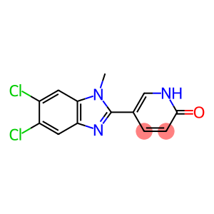 5-(5,6-DICHLORO-1-METHYL-1H-1,3-BENZIMIDAZOL-2-YL)-2(1H)-PYRIDINONE