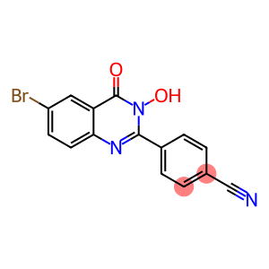 4-(6-bromo-3-hydroxy-4-oxo-3,4-dihydroquinazolin-2-yl)benzonitrile