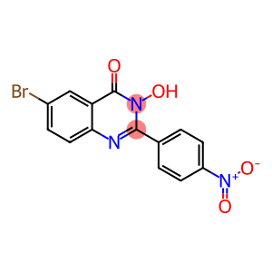 6-BROMO-3-HYDROXY-2-(4-NITROPHENYL)-4(3H)-QUINAZOLINONE