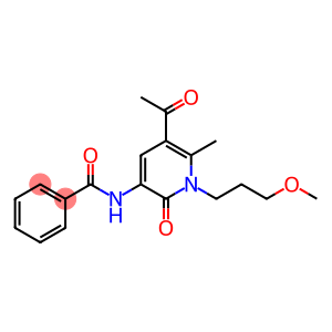 N-[5-ACETYL-1-(3-METHOXYPROPYL)-6-METHYL-2-OXO-1,2-DIHYDRO-3-PYRIDINYL]BENZENECARBOXAMIDE