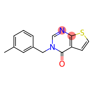 3-(3-METHYLBENZYL)THIENO[2,3-D]PYRIMIDIN-4(3H)-ONE