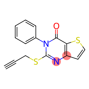 3-PHENYL-2-(2-PROPYNYLSULFANYL)THIENO[3,2-D]PYRIMIDIN-4(3H)-ONE