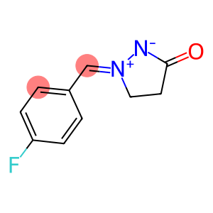 (1E)-1-[(4-fluorophenyl)methylidene]-3-oxo-1lambda5-pyrazolidin-1-ylium-2-ide