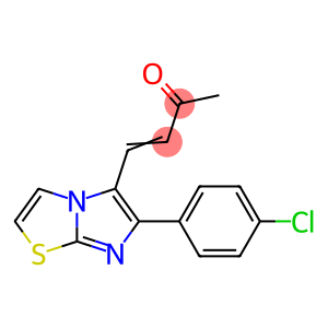 4-[6-(4-CHLOROPHENYL)IMIDAZO[2,1-B][1,3]THIAZOL-5-YL]-3-BUTEN-2-ONE