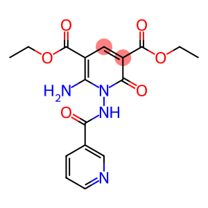 DIETHYL 6-AMINO-2-OXO-1-[(3-PYRIDINYLCARBONYL)AMINO]-1,2-DIHYDRO-3,5-PYRIDINEDICARBOXYLATE