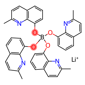 Lithium tetra(2-methyl-8-hydroxyquinolinato)boron