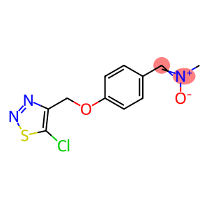 ((4-[(5-CHLORO-1,2,3-THIADIAZOL-4-YL)METHOXY]PHENYL)METHYLENE)(METHYL)AMMONIUMOLATE