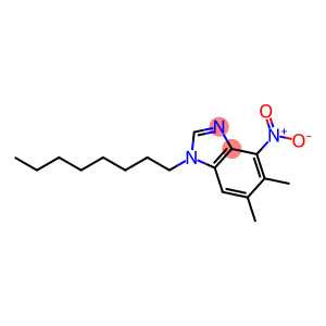 5,6-DIMETHYL-4-NITRO-1-OCTYL-1H-1,3-BENZIMIDAZOLE