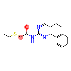 N-(5,6-DIHYDROBENZO[H]QUINAZOLIN-2-YL)-2-(ISOPROPYLSULFANYL)ACETAMIDE