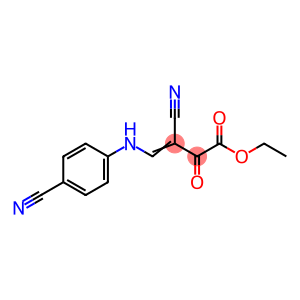 ethyl (3E)-3-cyano-4-[(4-cyanophenyl)amino]-2-oxobut-3-enoate