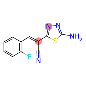 1,3,4-Thiadiazole-2-acetonitrile, 5-amino-α-[(2-fluorophenyl)methylene]-