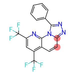 [1,2,4]Triazolo[4,3-a][1,8]naphthyridine, 9-phenyl-2,4-bis(trifluoromethyl)-