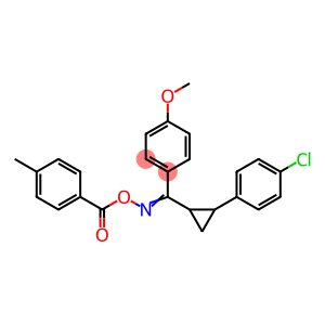 1-CHLORO-4-[2-((4-METHOXYPHENYL)([(4-METHYLBENZOYL)OXY]IMINO)METHYL)CYCLOPROPYL]BENZENE