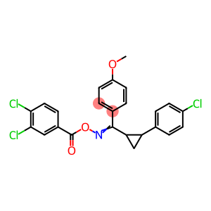 1,2-DICHLORO-4-[(([[2-(4-CHLOROPHENYL)CYCLOPROPYL](4-METHOXYPHENYL)METHYLENE]AMINO)OXY)CARBONYL]BENZENE