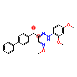 3-[1,1'-BIPHENYL]-4-YL-2-[2-(2,4-DIMETHOXYPHENYL)HYDRAZONO]-3-OXOPROPANAL O-METHYLOXIME