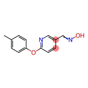 3-Pyridinecarboxaldehyde, 6-(4-methylphenoxy)-, oxime