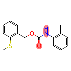 Carbamic acid, (2-methylphenyl)-, [2-(methylthio)phenyl]methyl ester (9CI)