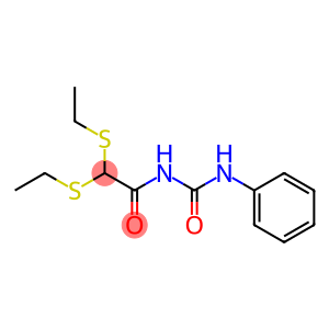 N-[2,2-BIS(ETHYLSULFANYL)ACETYL]-N'-PHENYLUREA