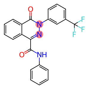 4-oxo-N-phenyl-3-[3-(trifluoromethyl)phenyl]-3,4-dihydrophthalazine-1-carboxamide
