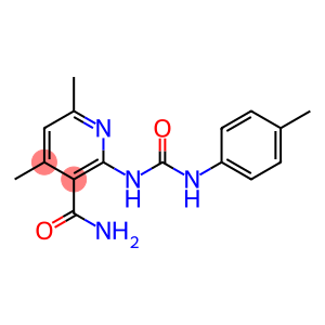 4,6-DIMETHYL-2-[(4-TOLUIDINOCARBONYL)AMINO]NICOTINAMIDE