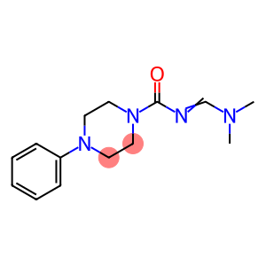 N-[(DIMETHYLAMINO)METHYLENE]-4-PHENYLTETRAHYDRO-1(2H)-PYRAZINECARBOXAMIDE