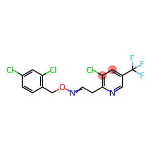 (Z)-{2-[3-chloro-5-(trifluoromethyl)pyridin-2-yl]ethylidene}[(2,4-dichlorophenyl)methoxy]amine
