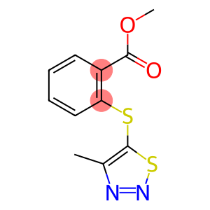 METHYL 2-[(4-METHYL-1,2,3-THIADIAZOL-5-YL)SULFANYL]BENZENECARBOXYLATE