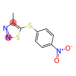 4-methyl-5-[(4-nitrophenyl)sulfanyl]-1,2,3-thiadiazole