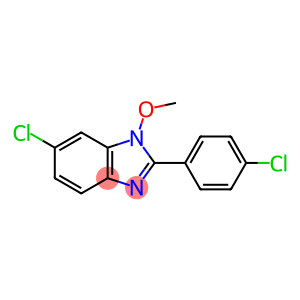 6-chloro-2-(4-chlorophenyl)-1-methoxy-1H-1,3-benzodiazole