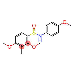 2,4-DIMETHOXY-N-(4-METHOXYPHENYL)-3-METHYLBENZENESULFINAMIDE