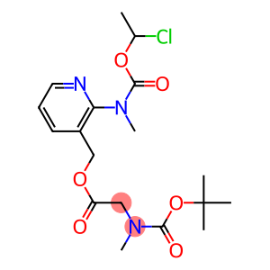 (2-(((1-Chloroethoxy)carbonyl)(methyl)amino)pyridin-3-yl)methyl 2-((tert-butoxycarbonyl)(methyl)amino)acetate