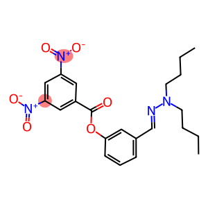 3-(2,2-dibutylcarbohydrazonoyl)phenyl 3,5-bisnitrobenzoate