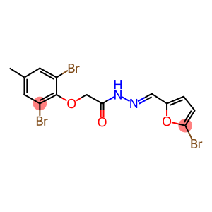 N'-[(5-bromo-2-furyl)methylene]-2-(2,6-dibromo-4-methylphenoxy)acetohydrazide