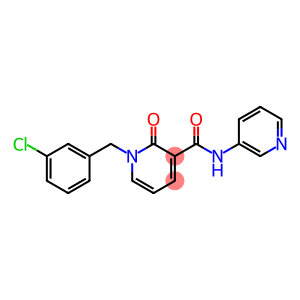 1-(3-CHLOROBENZYL)-2-OXO-N-(3-PYRIDINYL)-1,2-DIHYDRO-3-PYRIDINECARBOXAMIDE