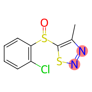 2-CHLOROPHENYL 4-METHYL-1,2,3-THIADIAZOL-5-YL SULFOXIDE