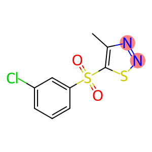 5-(3-chlorobenzenesulfonyl)-4-methyl-1,2,3-thiadiazole