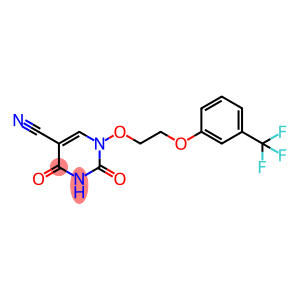 2,4-DIOXO-1-(2-[3-(TRIFLUOROMETHYL)PHENOXY]ETHOXY)-1,2,3,4-TETRAHYDRO-5-PYRIMIDINECARBONITRILE