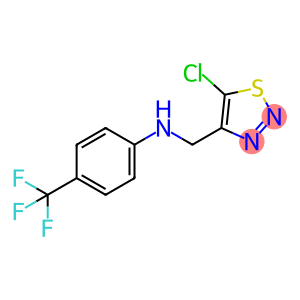 N-[(5-CHLORO-1,2,3-THIADIAZOL-4-YL)METHYL]-N-[4-(TRIFLUOROMETHYL)PHENYL]AMINE