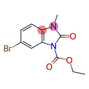 ethyl 6-bromo-3-methyl-2-oxo-2,3-dihydro-1H-1,3-benzodiazole-1-carboxylate