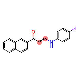 3-(4-IODOANILINO)-1-(2-NAPHTHYL)-2-PROPEN-1-ONE