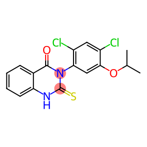 3-(2,4-DICHLORO-5-ISOPROPOXYPHENYL)-2-SULFANYL-4(3H)-QUINAZOLINONE