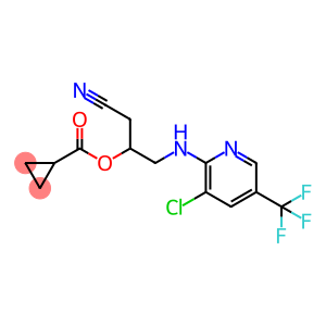 1-{[3-chloro-5-(trifluoromethyl)pyridin-2-yl]amino}-3-cyanopropan-2-yl cyclopropanecarboxylate