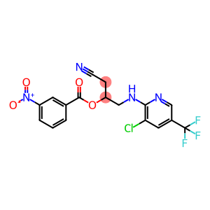 1-{[3-chloro-5-(trifluoromethyl)pyridin-2-yl]amino}-3-cyanopropan-2-yl 3-nitrobenzoate