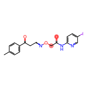 N-(5-IODO-2-PYRIDINYL)-2-(([3-(4-METHYLPHENYL)-3-OXOPROPYLIDENE]AMINO)OXY)ACETAMIDE