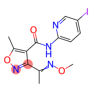 N-(5-iodopyridin-2-yl)-3-[(1E)-1-(methoxyimino)ethyl]-5-methyl-1,2-oxazole-4-carboxamide