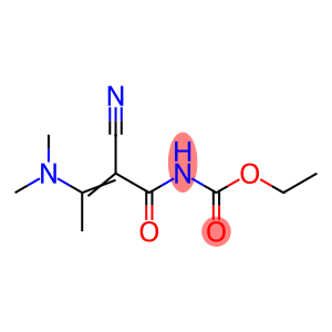 Carbamic acid, [2-cyano-3-(dimethylamino)-1-oxo-2-butenyl]-, ethyl ester (9CI)