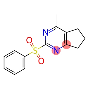 4-METHYL-6,7-DIHYDRO-5H-CYCLOPENTA[D]PYRIMIDIN-2-YL PHENYL SULFONE