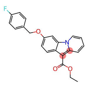 ETHYL 3-[(4-FLUOROBENZYL)OXY]PYRIDO[1,2-A]INDOLE-10-CARBOXYLATE