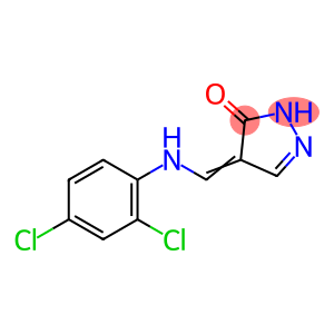 4-{[(2,4-dichlorophenyl)amino]methylidene}-4,5-dihydro-1H-pyrazol-5-one